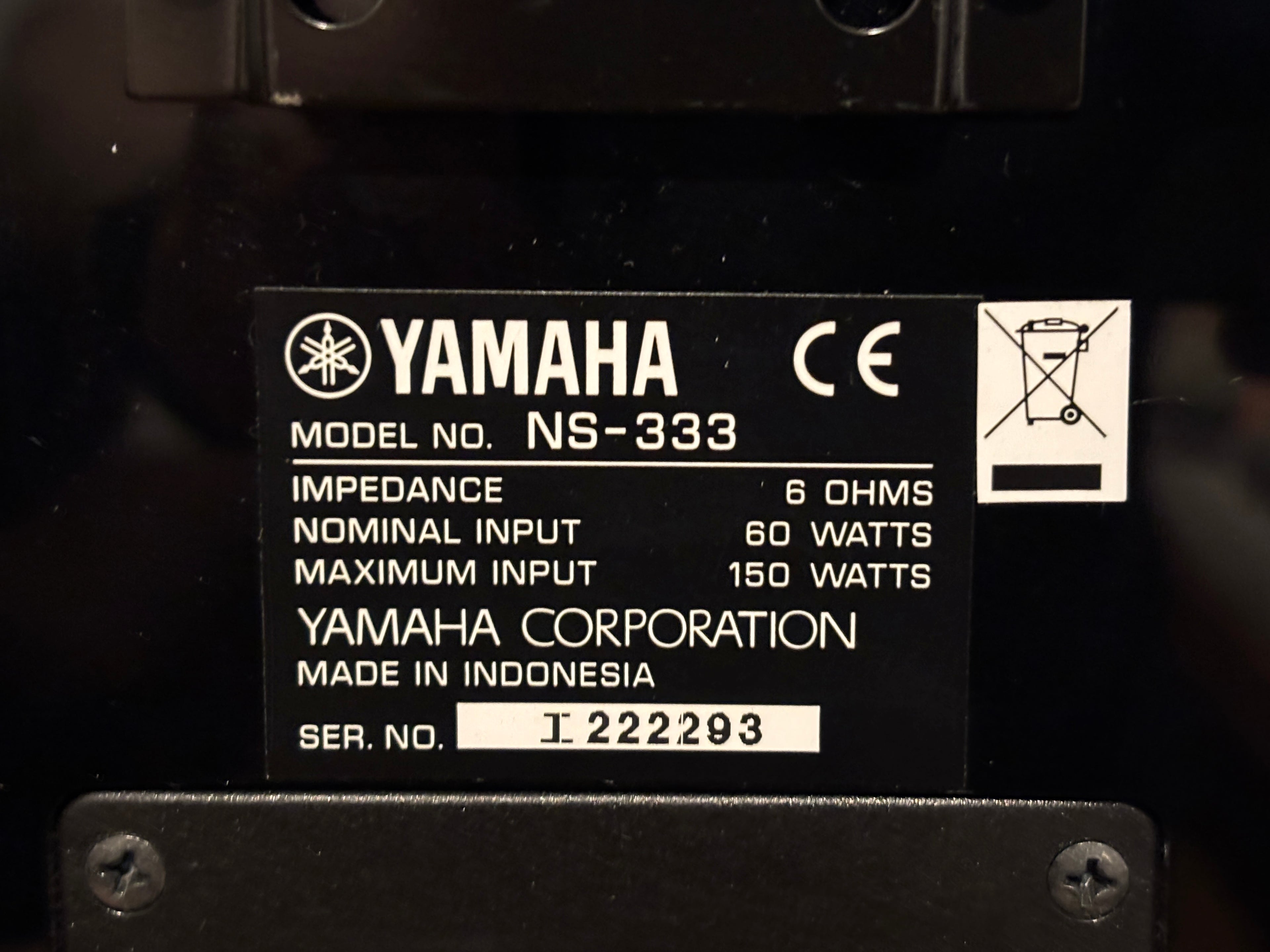 Yamaha NS-333 kaiuttimet