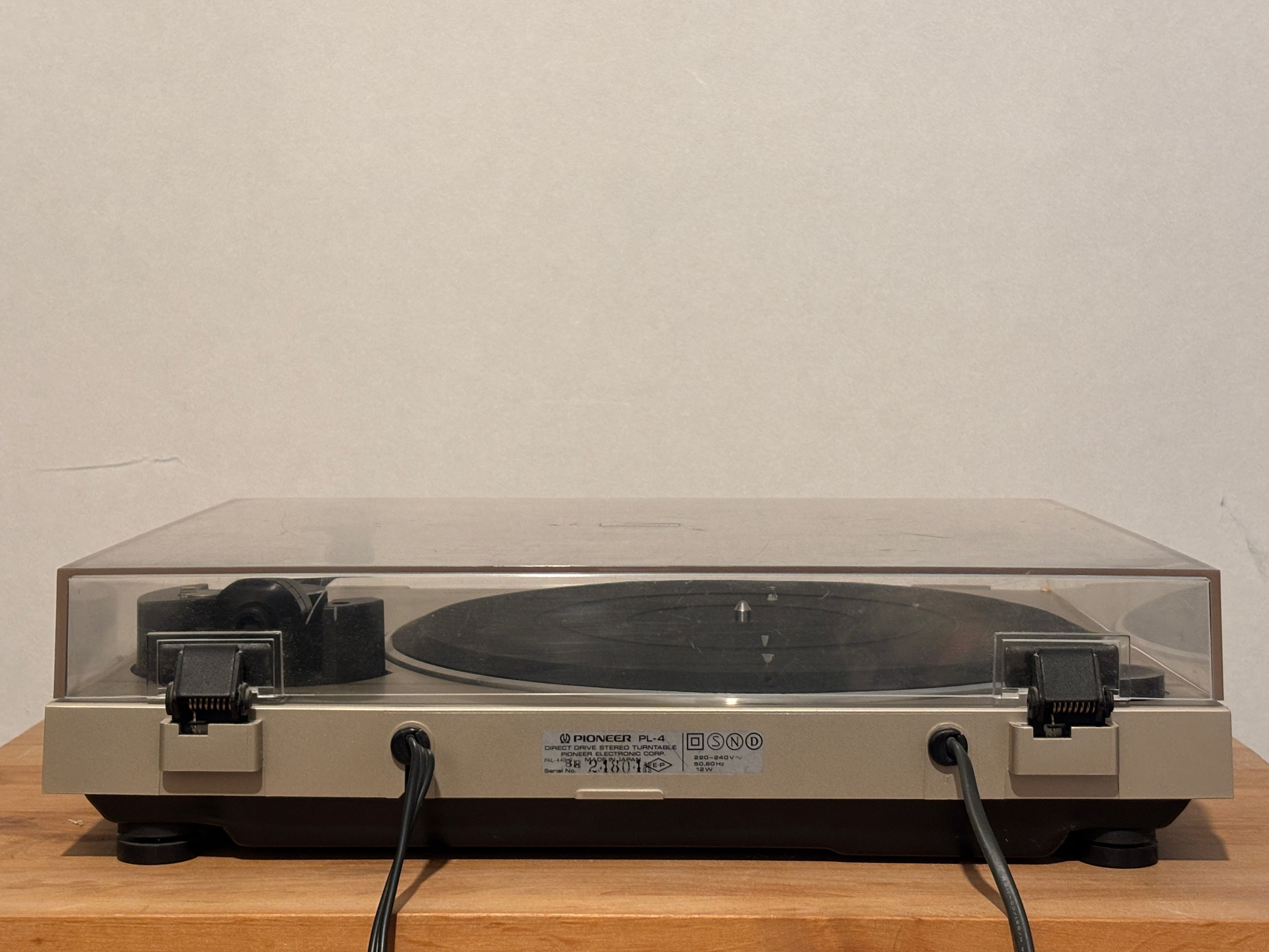 Pioneer PL-4 LP-levysoitin