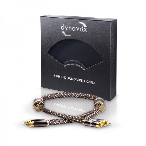 Dynavox Black Line RCA-kaapeli Stereo 0,6 m
