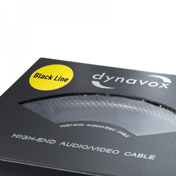 Dynavox Black Line RCA-kaapeli Stereo 1 m